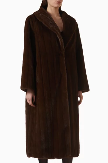 Vintage Coat in Faux Fur