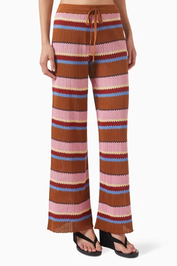 Palazzo Pants in Linen Blend