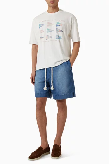 Middle Harbour T-shirt in Cotton-hemp Blend