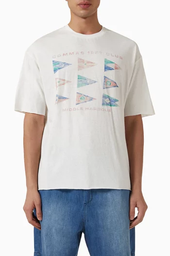 Middle Harbour T-shirt in Cotton-hemp Blend