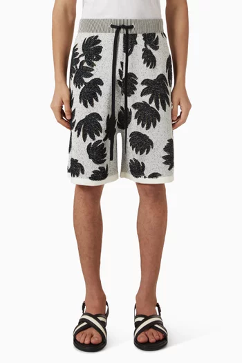 Palm Jacquard Shorts