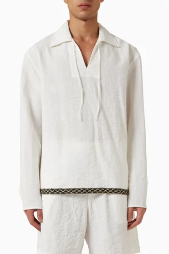 Resort Front-tie Shirt
