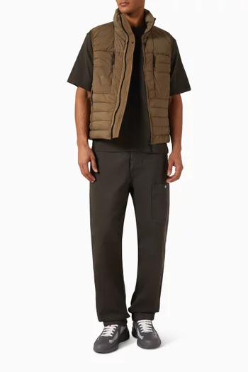 تي شيرت برقعة بوصلة قطن