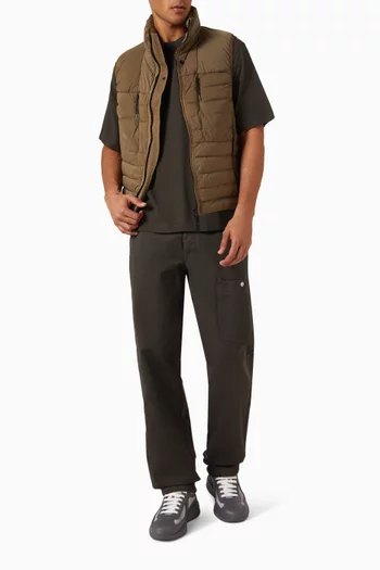 Vest in Seamless Tunnel Nylon Down-TC