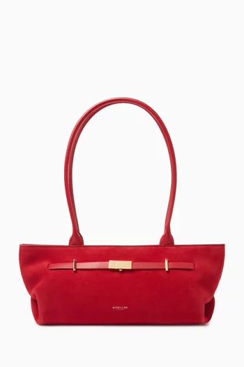 The New York Shoulder Bag in Suede