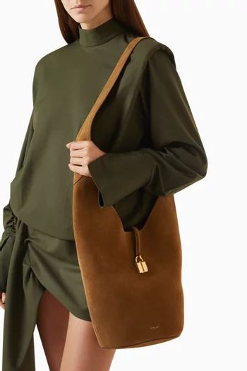 The Siena Crossbody Bag in Suede