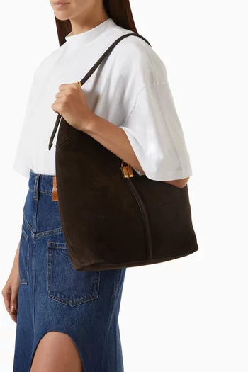Large Siena Bucket Bag in Suede