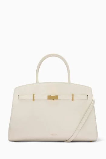 The Midi Hudson Bag in Leather