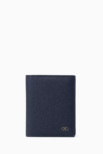 Gancini Credit Card Holder in Leather