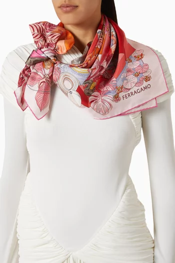 Jungle Party Foulard in Silk
