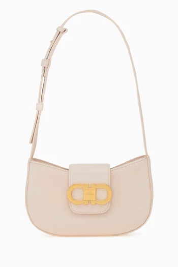 Mini Double Gancini Shoulder Bag