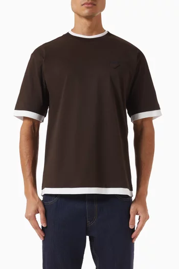 Conceptual Triangle T-shirt in Cotton