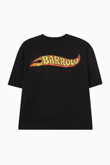 Graphic Print T-Shirt in Cotton
