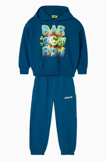 Drawstring-waist Sweatpants in Cotton