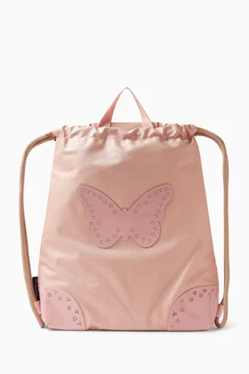 Butterfly Gym Bag in Canvas