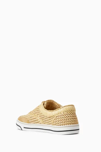 DG Sailing Sneakers in Raffia