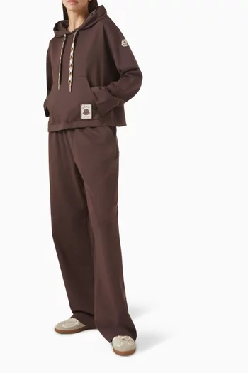 Drawstring Hoodie in Cotton-blend