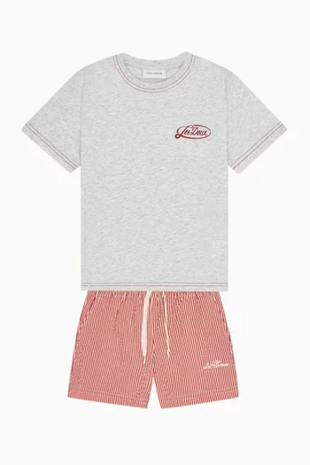 Contrast T-shirt in Organic Cotton