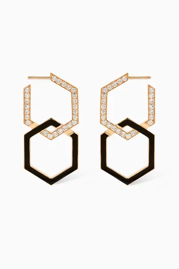 Infinity Extra Large Earrings in 18kt Rose Gold