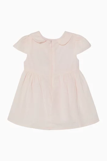 Collared Embroidered Dress
