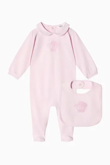 Medusa Embossed 2-piece Gift Set in Cotton