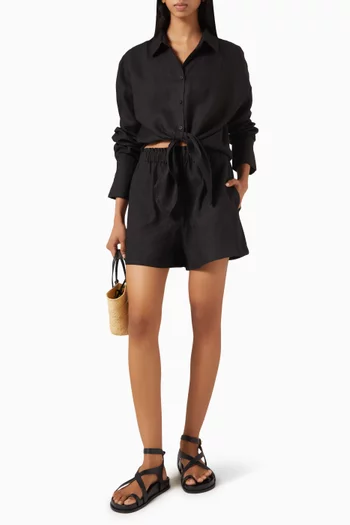 Masha Shorts in Linen