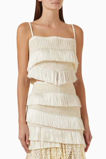 Ayla Fringe Top