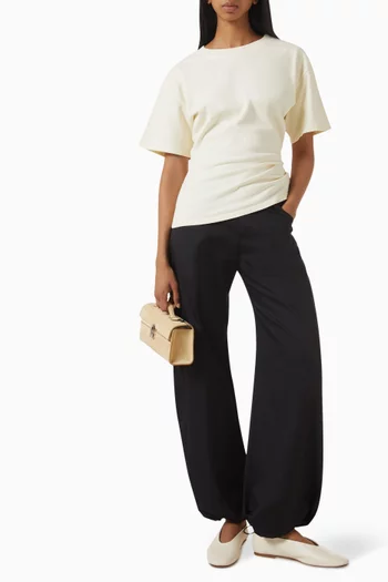 Isla Cinched Pants in Cotton