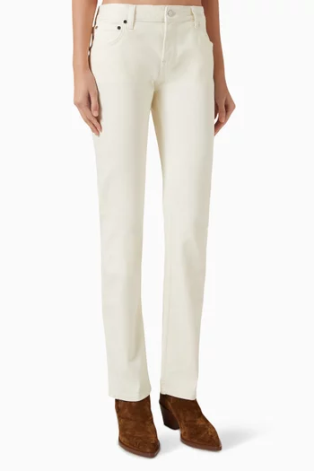 Straight-leg Jeans in Denim