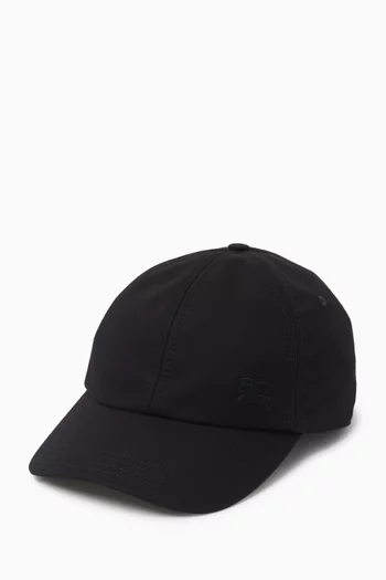 Logo Baseball Hat in Cotton-gaberdine