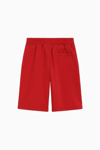 Logo Shorts in Cotton Fleece