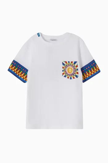 Carretto-Print Jersey T-Shirt