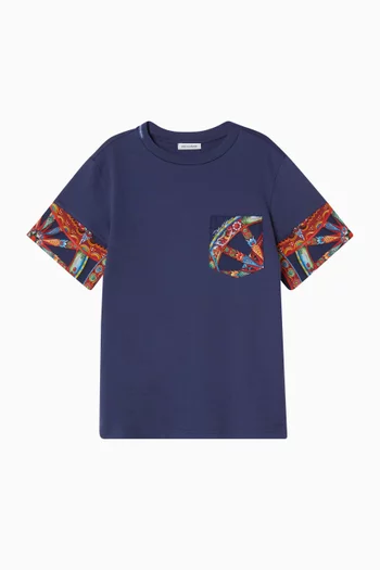 Carretto-Print Jersey T-Shirt