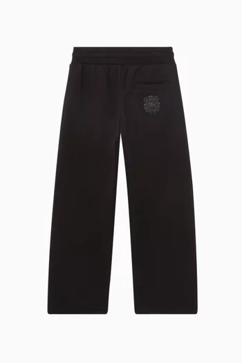 Logo Patch Pants in Fleece