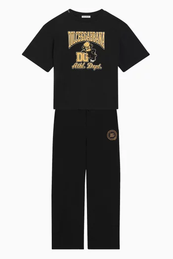 Logo Sweatpants in Cotton