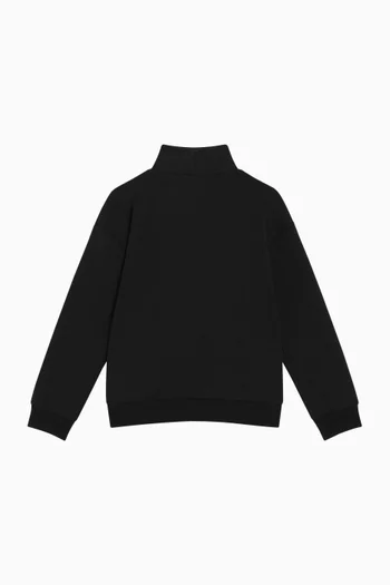 Logo-patch Sweatshirt in Cotton