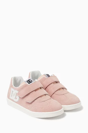 Logo Low-top Sneakers in Suede