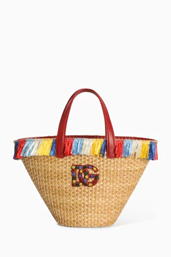 Raffia Coffa Tote Bag