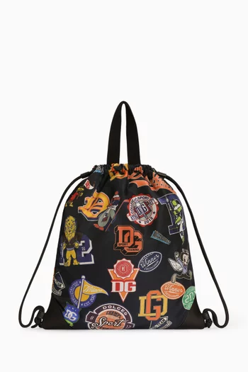 Drawstring Backpack in Nylon