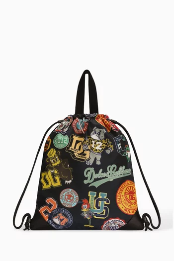 Drawstring Backpack in Nylon