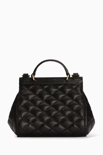 Sicily Quilted Top-handle Bag