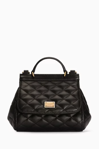 Sicily Quilted Top-handle Bag