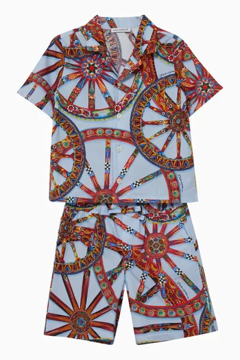 Cartwheel Print Shirt
