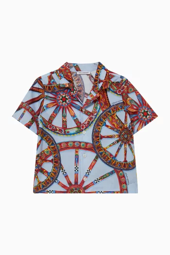 Cartwheel Print Shirt