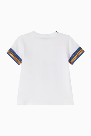 Carretto-print T-shirt in Cotton