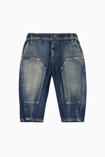 Straight-leg Jeans in Cotton