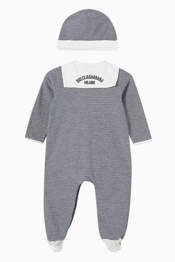 Striped Pyjama  in Cotton-jersey
