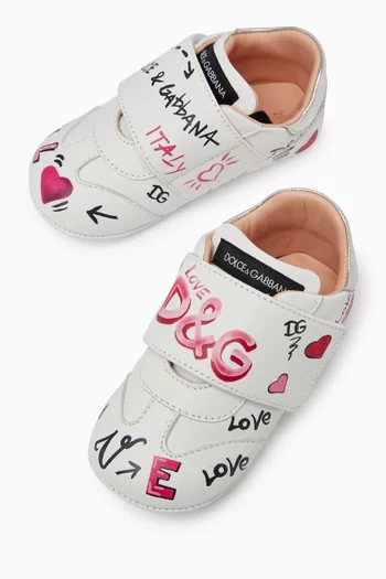 Velcro Sneakers in Nappa Leather