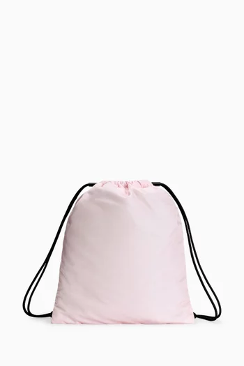 Printed Logo Backpack in Nylon