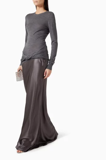 Meril Monument Dress in Merino-knit